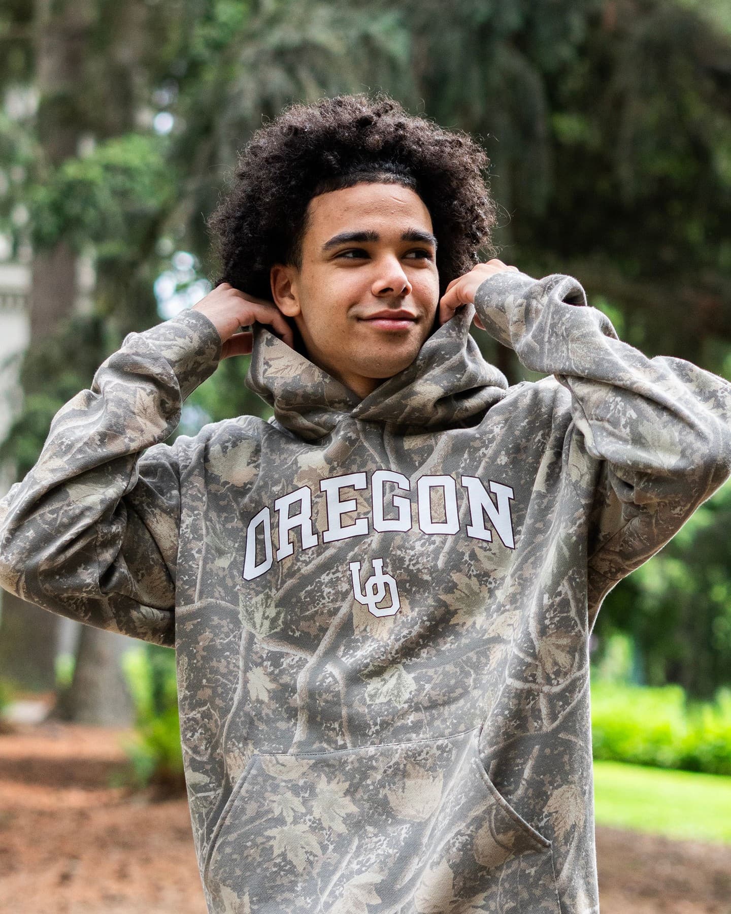 Black Columbia Flanker IV Polar Fleece 24 Yellow Oregon Ducks Full