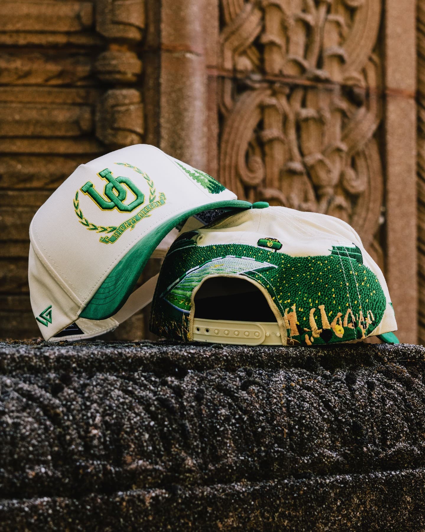 Yellow Stripe & Green Nike Dri-FIT Snapback Primetime 26 Green O