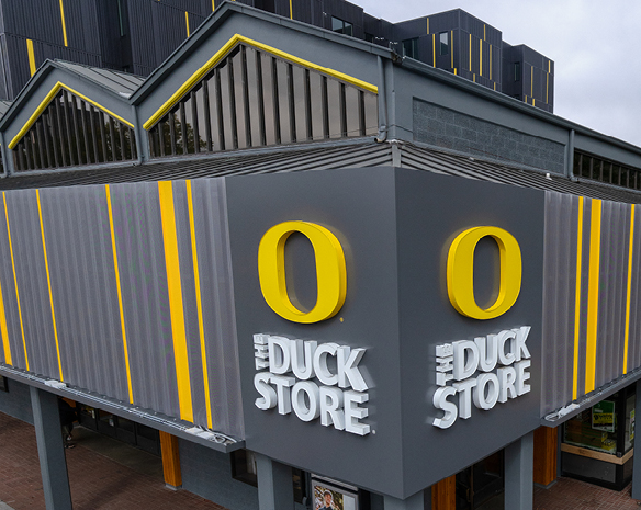 The Duck Store Flagship Campus Exterior